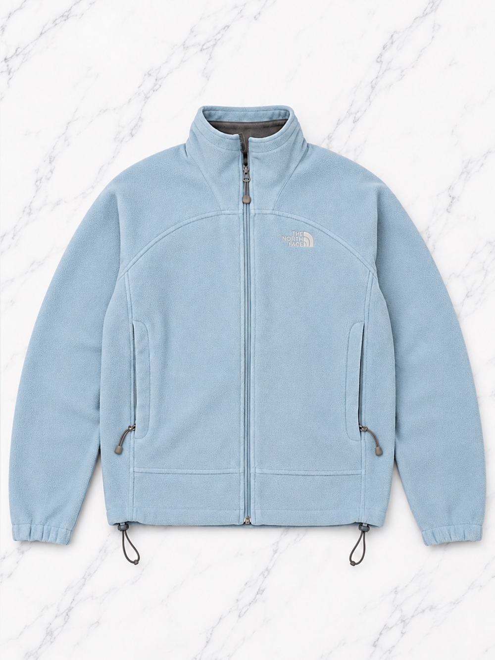 The North Face Women's Pale Blue Full-Zip Fleece Jacket